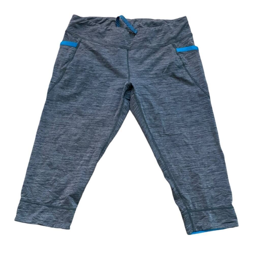 Patagonia Gray Diversifly Capris Cropped Tights Pants Size Medium